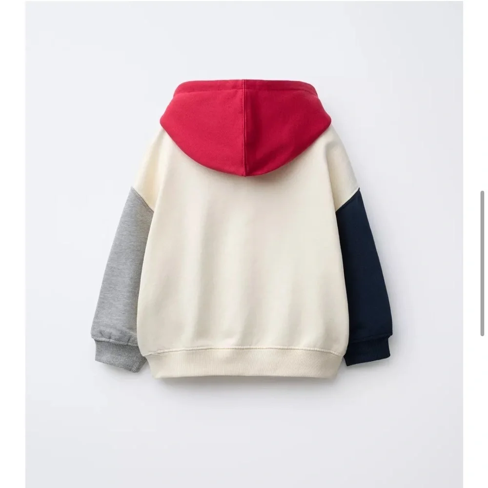 Zara Toddler Boy Hoodie Sweatshirt Paris 1.5 years 18 months NWOT